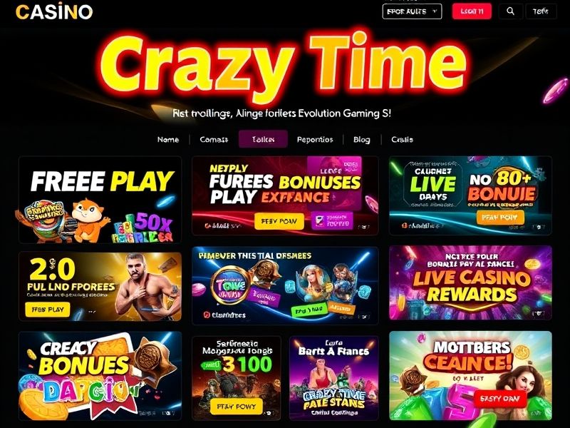 Experience Crazy Time for free without wagering real money! Discover online casino demos, live dealer gameplay, and expert tips to master Evolution Gaming's thrilling wheel-based game. Try now!